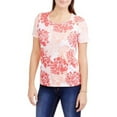 thumbnail image 1 of Women's Essential Short-Sleeve Scoopneck T-Shirt, 1 of 2