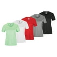 thumbnail image 1 of Women`s Essentials Short Sleeve Tennis V-Neck, 1 of 4