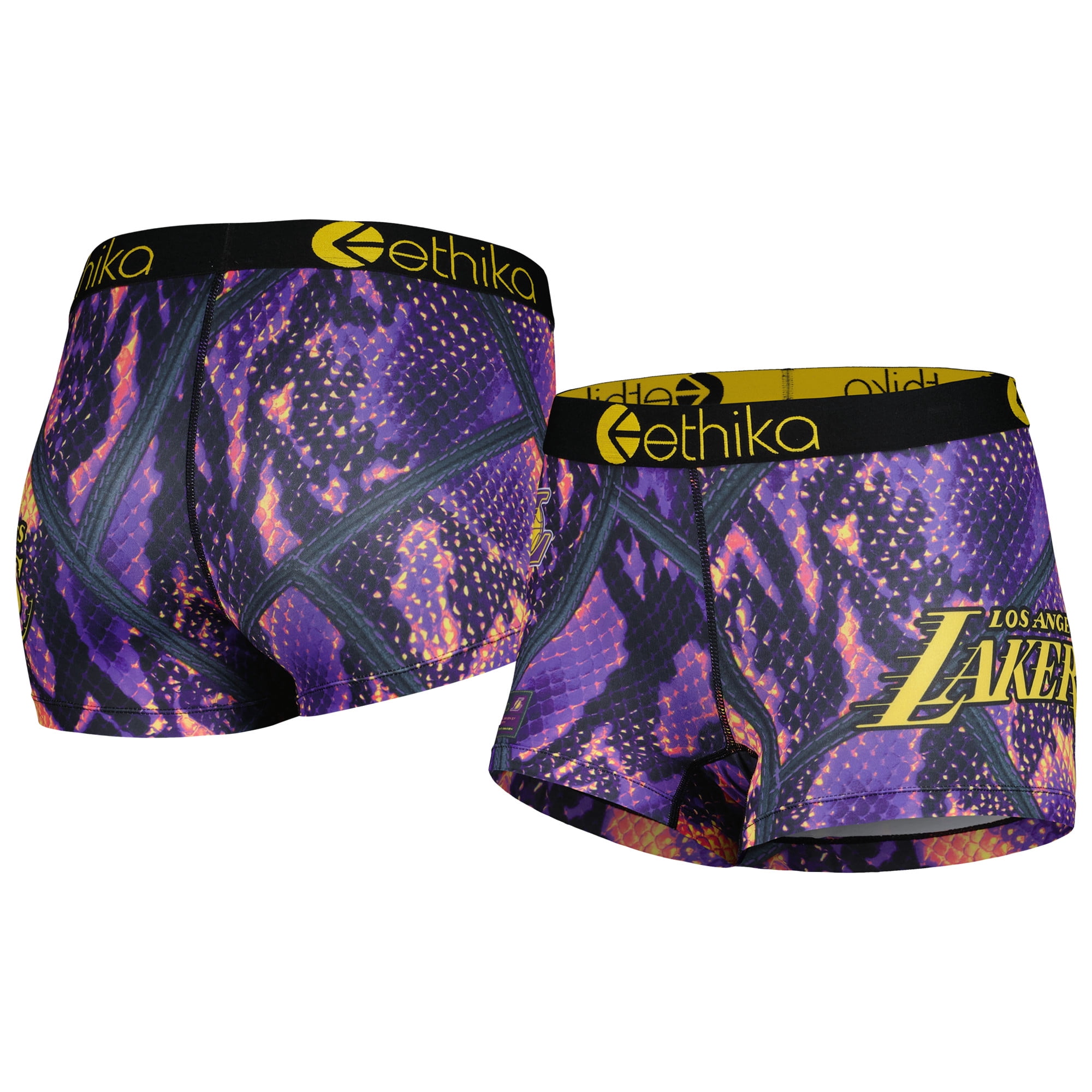 Women's Ethika Purple Los Angeles Lakers Underwear 
