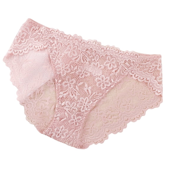Women's European American Lace Briefs Low Waist Comfortable Thin Cut Out Underwear S-M-L-XL