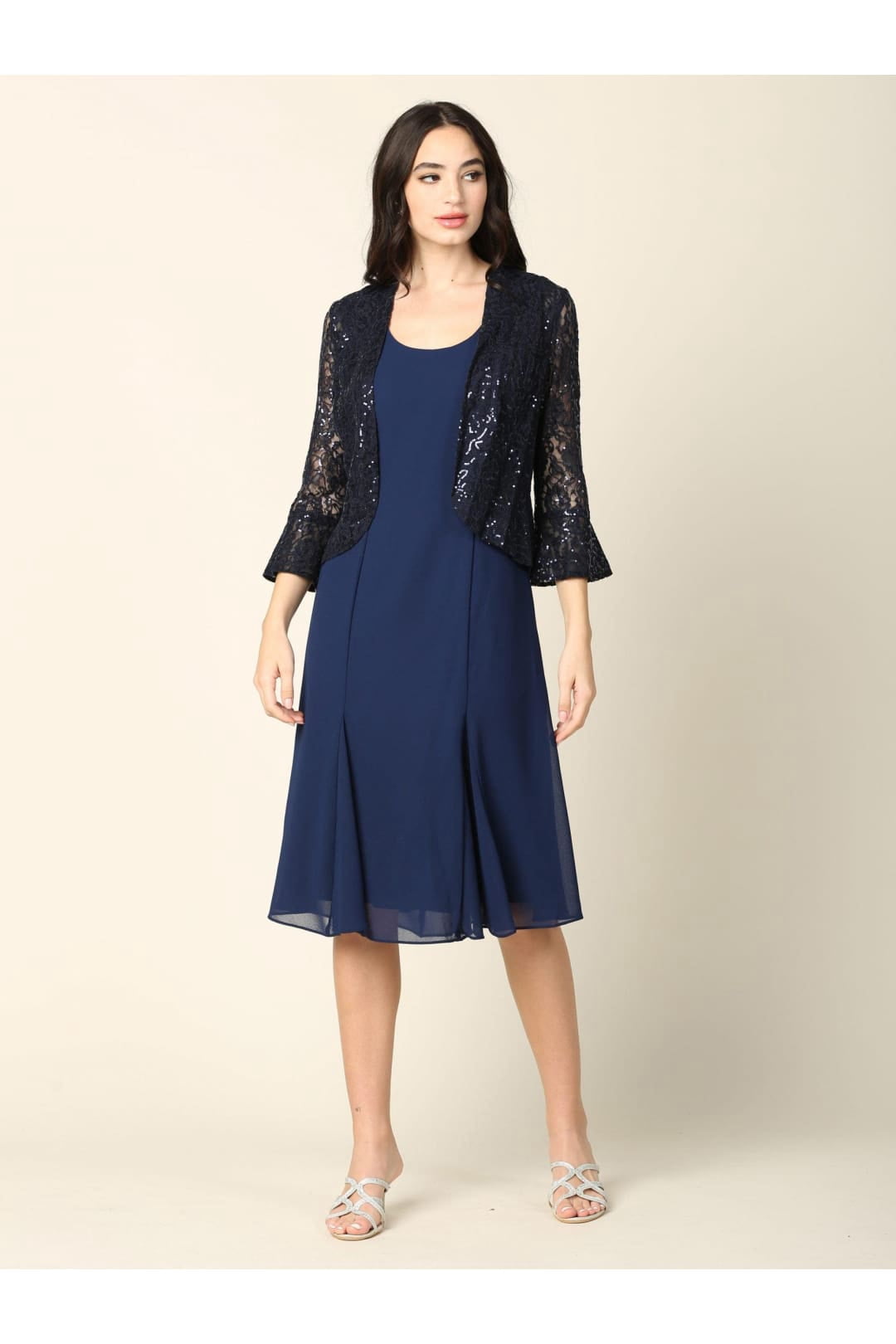 Navy Blue Dress With Jacket Navy Blue Dress With Jacket