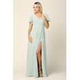 thumbnail image 1 of Women's Eva USA 3413 Long & Short Sleeve Chiffon Mother Of Groom Dress Sage Green 5XL, 1 of 1