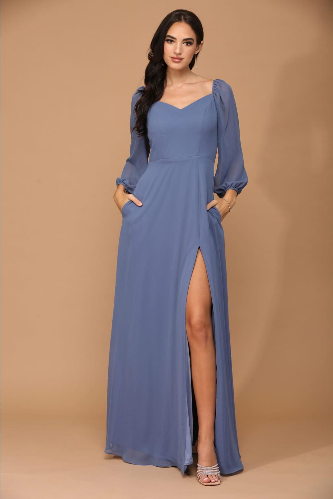 wedding dresses for 2nd marriage on the beach Flowy Boho Lace Two Piece Dress bubble sleeves YGroup_24AW5185 Gina Tricot long sleeve Style:Style #72517