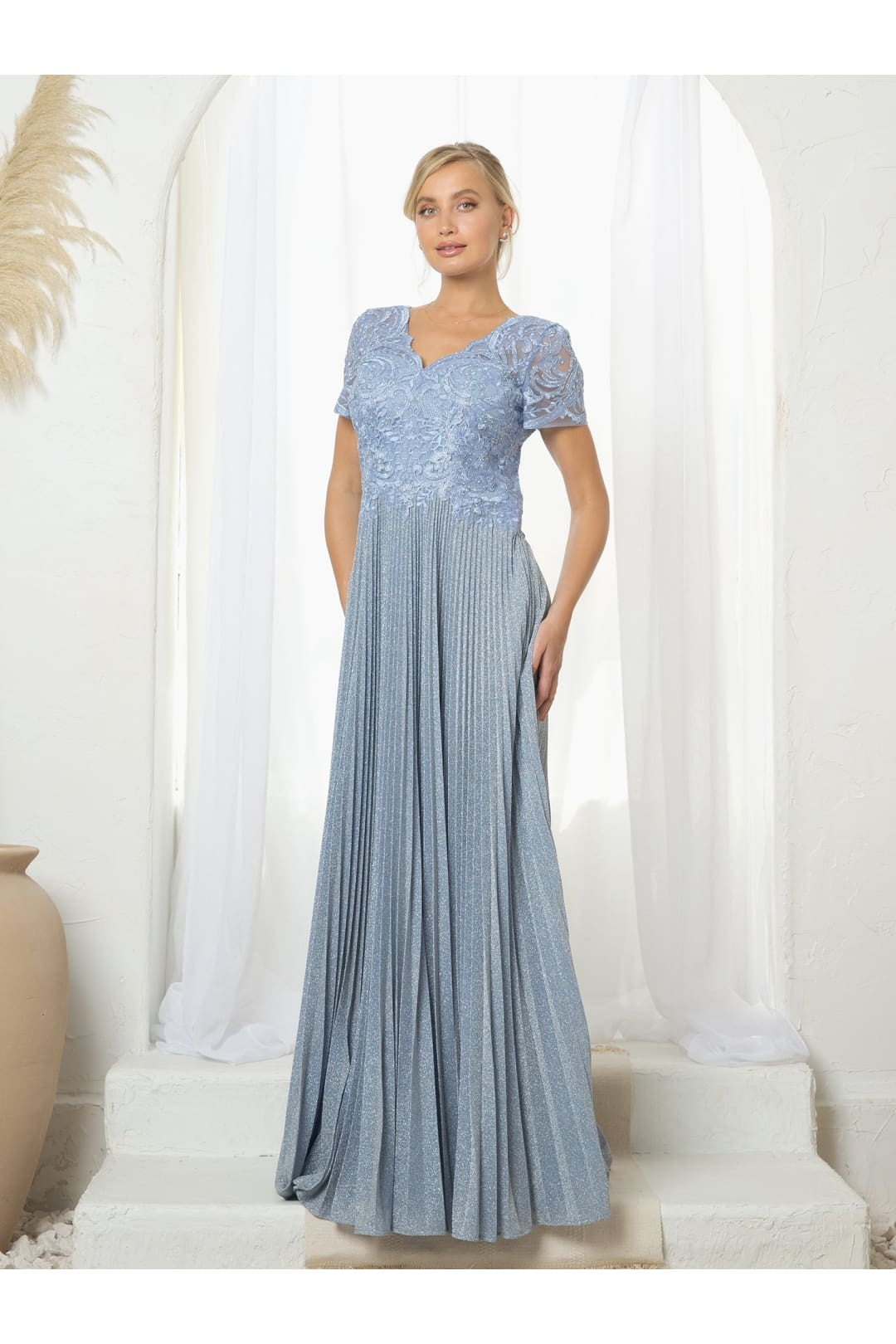 eva blue dress Fashion 5294 A Line Long Formal Lace Sequin Prom Sequins Length Eva Elfie Blue Dress |