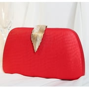Women's Evening Bag Party Clutch Purse Wedding Purse Party Purse(Red)