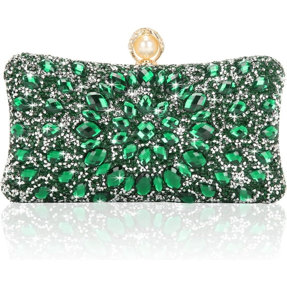 Women's Evening Bags Sparkly Rhinestone Clutch Purses Luxury Handbags