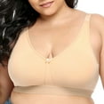 thumbnail image 1 of Women's Everday Bra Plus Size Full Cup Non-padded Wireless Comfort Bralette 48DD, 1 of 9