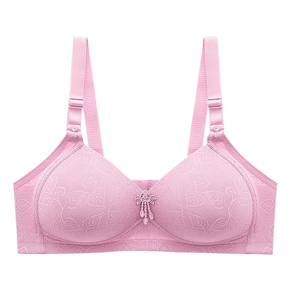 Women's Everyday Bras, Women's Seamless Tshirt Bras Plus Size Full Coverage Underwire Lightly Lined Bra Plus Size S-3XL