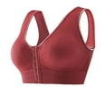 thumbnail image 1 of Women's Everyday Bras, Womens Full Coverage Bras, Post Surgery Bra Front Closure Compression Bra Wirefree Mastectomy Bra with Wide Straps S-5XL&nbsp;, 1 of 8