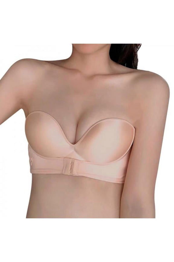 Women's Everyday Full Coverage Racerback Bra,Sexy Seamless Lace Bra Gather Adjustable Women Lingerie Super Push Up Bras Women's Bras Underwear