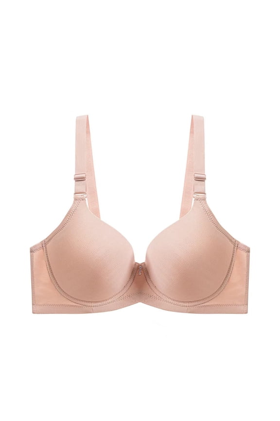 Women's Everyday Luxe Embellished Underwire T-shirt Bra Beige 38