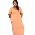 thumbnail image 1 of Women's Everyday V-neck Maxi Dress With Pockets, 1 of 7