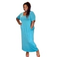 thumbnail image 1 of Women's Everyday V-neck Maxi Dress With Pockets, 1 of 7