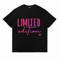 thumbnail image 1 of Women’s Exclusive Run Humorous Graphic Tee – Limited Release Design | Soft Black Crewneck Casual Tops，Size（S-5XL), 1 of 6
