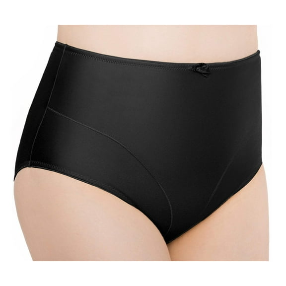 Exquisite Form 51070402A Control Top Basic Slimming Body Shaper Panties, Medium Control, 2-Pack