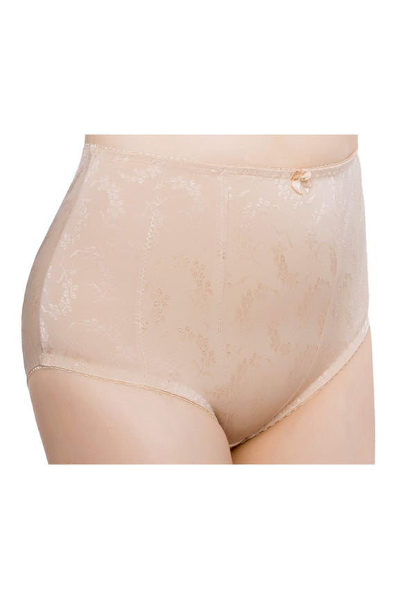 Floral Jacquard Slimming Body Shaper Panties, Medium Control, 2-Pack 51070557A