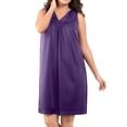 thumbnail image 1 of Women's Exquisite Form 30107 Coloratura Sleeveless Short Nightgown, 1 of 4