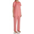thumbnail image 1 of Women's Exquisite Form 90107 Coloratura Vintage Short Sleeve Pajama Set (Pink Parfait L), 1 of 20