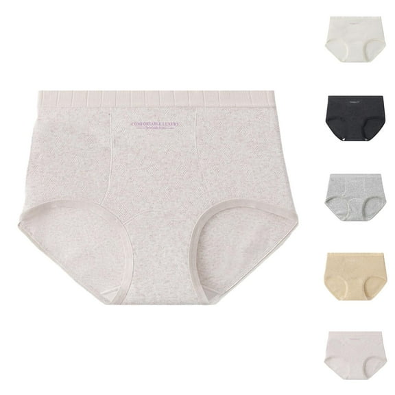 Women's Extended Crotch Soft Glutinous Mid To High Waisted Belly Tucking Panties Panties Women