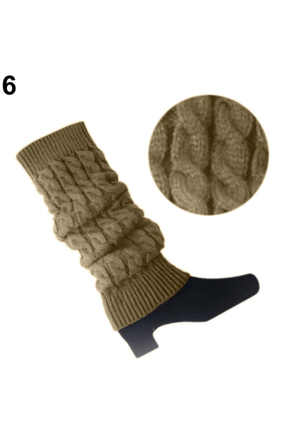 Women's Extra Chunky Knit Leg Warmers, Oversized Boot Cuffs, Boho Style to Wear Over Leggings, Jeans, or Boots. C 1PC
