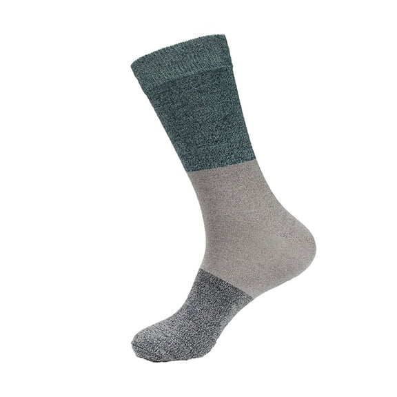 Women's Extra Large Rayon from Bamboo Fiber Classic Casual Crew Socks - Blue Grey Black - 1pr, Size 10-13