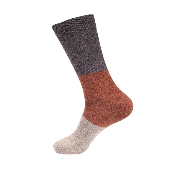 Women's Extra Large Rayon from Bamboo Fiber Classic Casual Crew Socks - Purple Red Brown- 1pr, Size 10-13