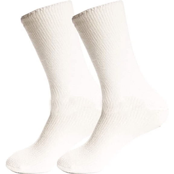 Women's Extra Thick Cozy Winter Home Slipper Socks - 2 Pair Packs