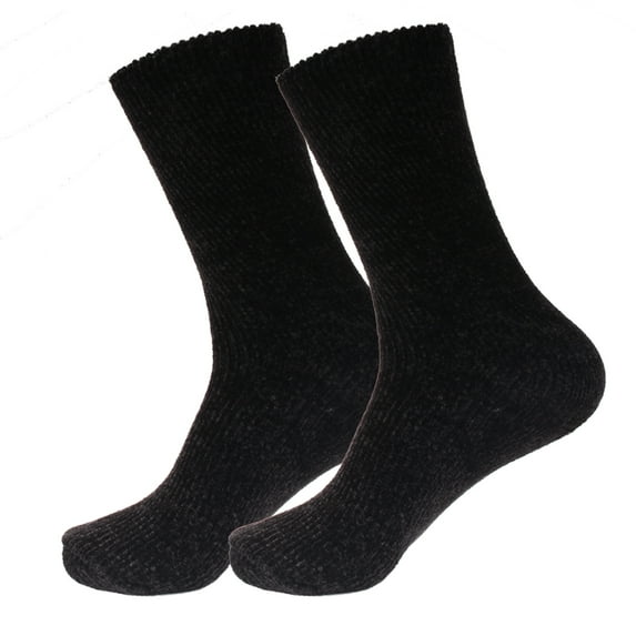 Women's Extra Thick Cozy Winter Home Slipper Socks - 2 Pair Packs