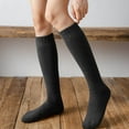 thumbnail image 1 of Women's Extra Thick Fleece Knee High Socks, Thermal Winter Wool Calf Socks for Cold Weather, Long Boot Socks with High Elasticity, Warm Gift Sock - A, 1 of 5