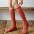 thumbnail image 1 of Women's Extra Thick Fleece Knee High Socks, Thermal Winter Wool Calf Socks for Cold Weather, Long Boot Socks with High Elasticity, Warm Gift Sock - B, 1 of 4