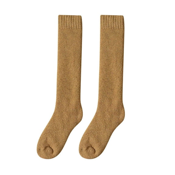 Women's Extra Thick Wool Blend Autumn Winter Knee High Calf Socks