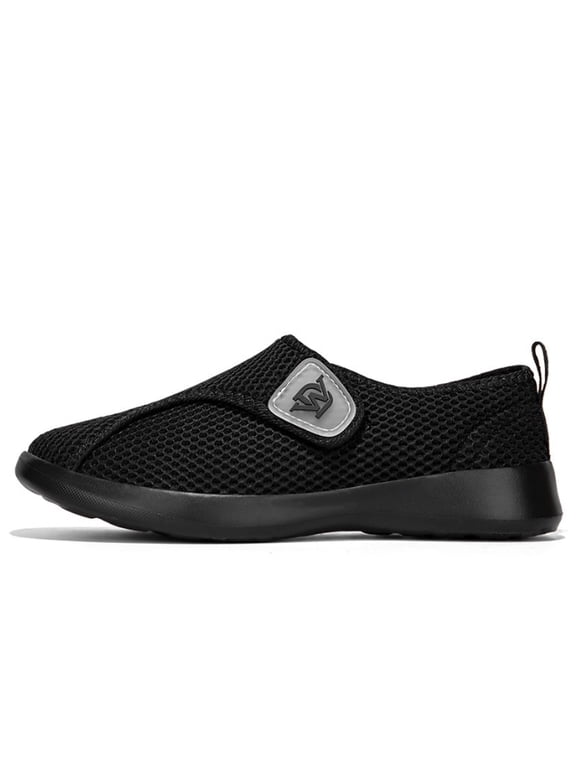 Women‘s Extra Wide Width Sneakers - Adjustable & Breathable Casual Walking Shoes for Comfort