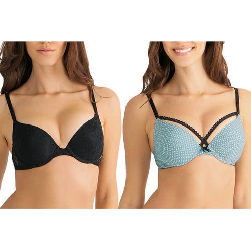 Women's Extreme Push-Up Bra, Style SA703, 2-Pack 