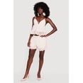 thumbnail image 1 of Women's Eyelet Hem Smocked Waist Embroidered Shorts, 1 of 4