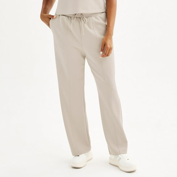 Women's FLX High-Rise Solace Straight Leg Pants Color: Sand Trap Size: XL LONG
