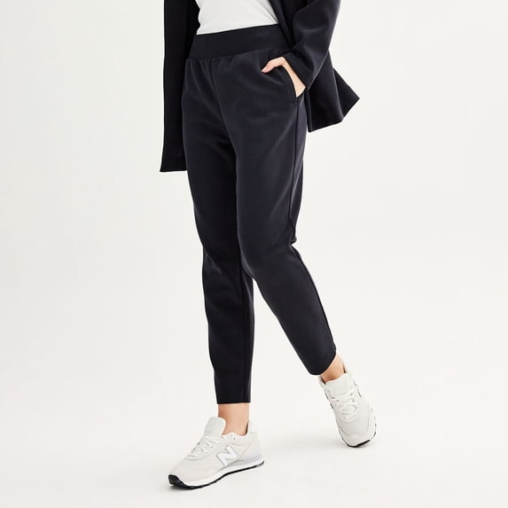 Women's FLX High-Rise Solace Tapered Pants Color: Mineral Black Size: M LONG