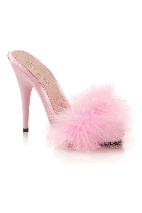 Women's Fabulicious Poise 501F Marabou Slide