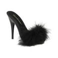thumbnail image 1 of Women's Fabulicious Poise 501F Marabou Slide, 1 of 2