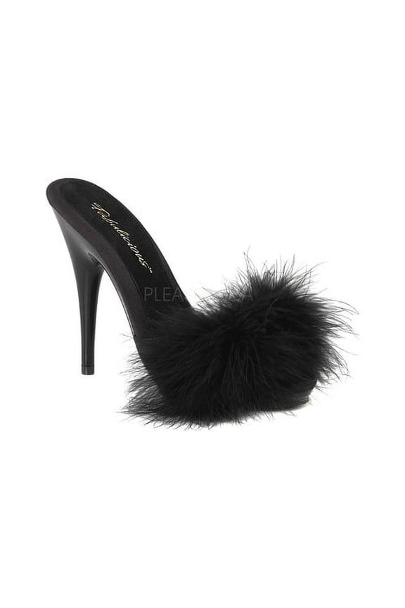 Women's Fabulicious Poise 501F Marabou Slide