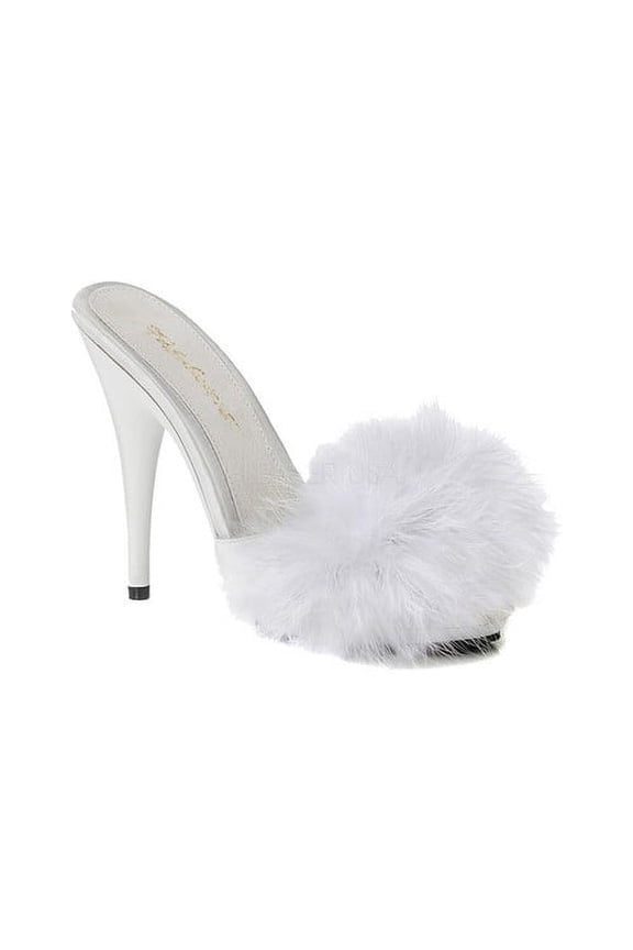 Women's Fabulicious Poise 501F Marabou Slide