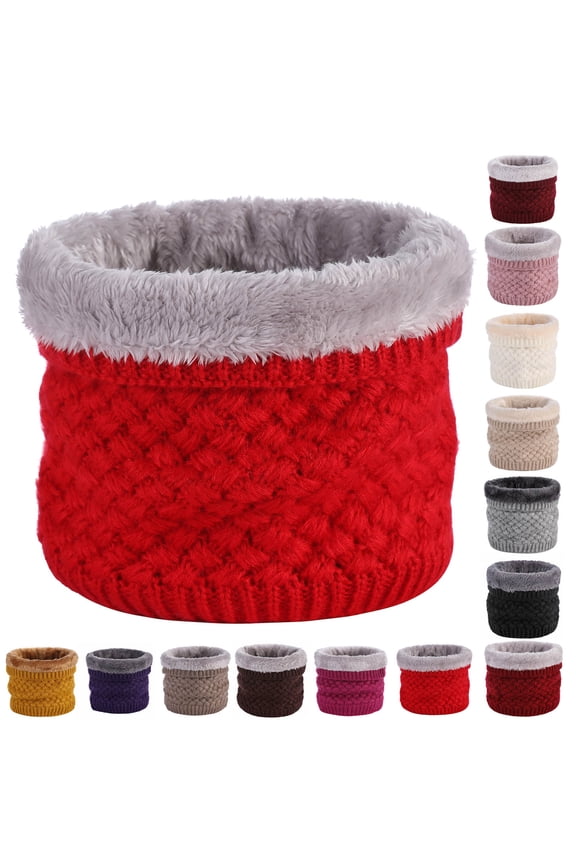 Women's Fabulous Plus Size Soft Pashmina Viscose Scarf Shawl Wrap,Unisex Winter Plus Fleece Neck Set Knitting Wool Thicken Scarf Warm Neck Solid Warm Neck Gaiters