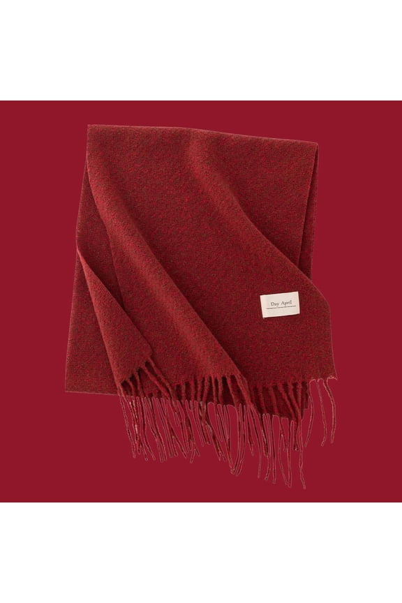 Women's Fabulous Plus Size Soft Pashmina Viscose Scarf Shawl Wrap,Womens Solid Color Christmas Thick Warm Shawl Scarf