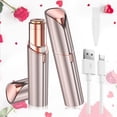 thumbnail image 1 of Rechargeable Epilator for Women - LED Light Facial Hair Remover, Portable Grooming Tool,Champagne Gold, 1 of 5