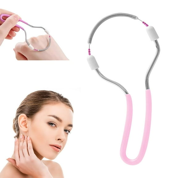 Women's Facial Hair Remover, 2025 New Stainless Steel Spring Facial Hair Remover for Women, Portable Hair Removal Spring Threading Tool for Women Hair Remover for Smooth Skin