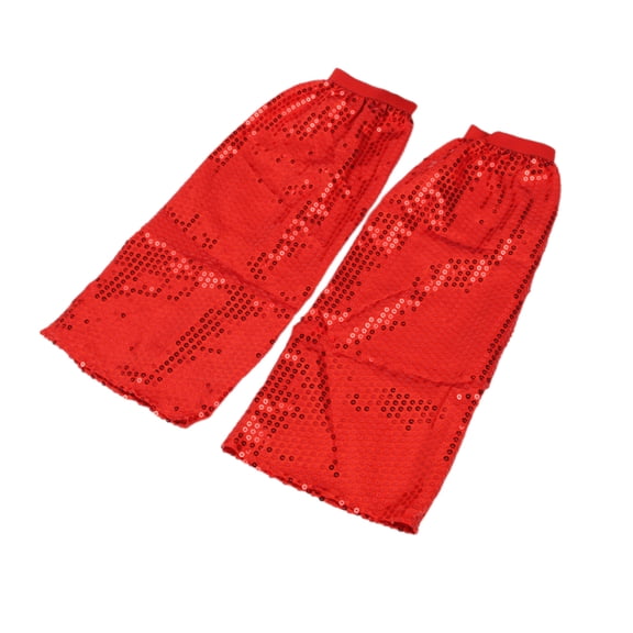 Women's Fahion Sequins Leg Warmers Foot Cover Punk Knee High Leg Socks Leg Sleeve Gaiters