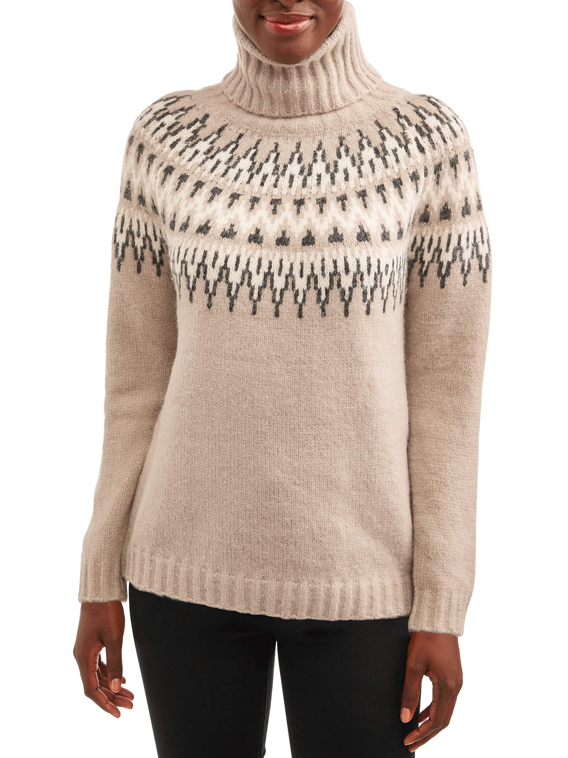 Women's Fair Isle Turtleneck Sweater