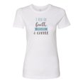 thumbnail image 1 of Women's Faith, Dreams, & Coffee Ladies Short Sleeve T-shirt-White-large, 1 of 4