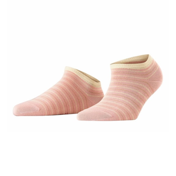 Women's Falke 46336 Stripe Shimmer Sneaker Sock (Blossom S)