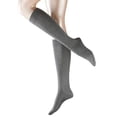 thumbnail image 1 of Women's Falke 47626 Sensitive London Cotton Knee High Socks (Light Grey S/M), 1 of 4