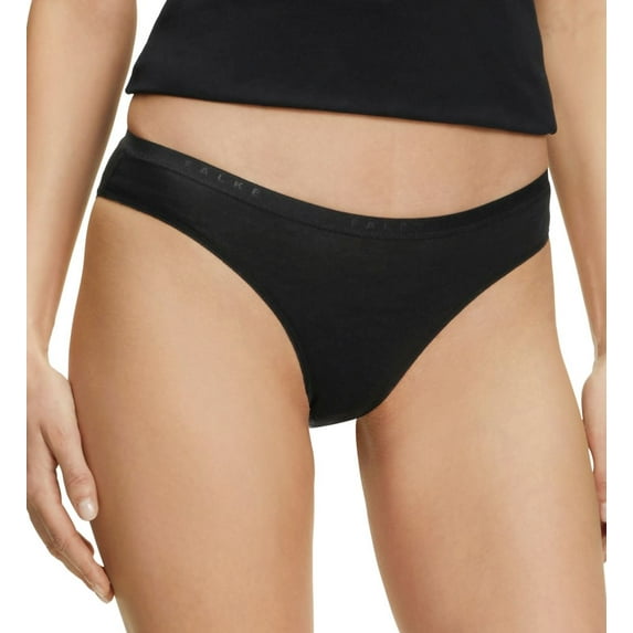 Women's Falke 69112 Daily Climate Control Outlast Bikini Brief Panty (Black 2X)